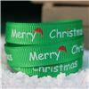 Order  Go Grosgrain - Merry Christmas Hat Emerald/White